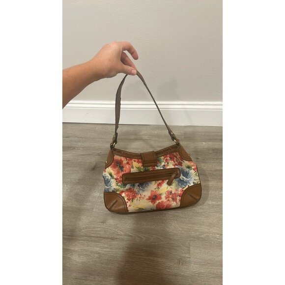 Etienne Aigner Vintage Floral Shoulder Bag Purse - Picture 2 of 6